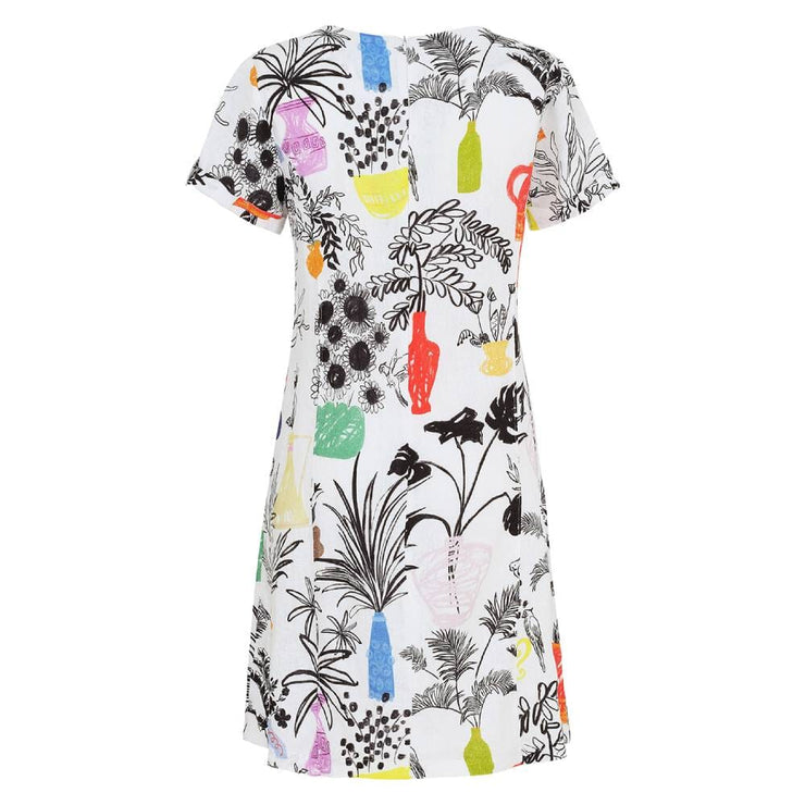 Dolcezza 'Summer Bouquet' Linen Dress - Style 25716