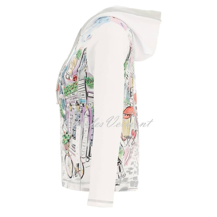 Dolcezza 'Sunday Afternoon' Hooded Zip Jacket - Style 25727
