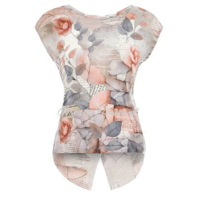 Dolcezza 'Quiet Rose' Top With High-Low Hem - Style 25741