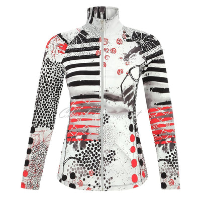 Dolcezza 'Coral Shards' 'Golf' Zip Jacket - Style 25757