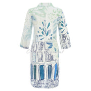 Dolcezza 'City Garden' Linen Shirt Dress - Style 25775
