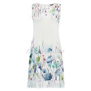 Dolcezza 'Misty Blossom' Sleeveless Linen Dress - Style 25782