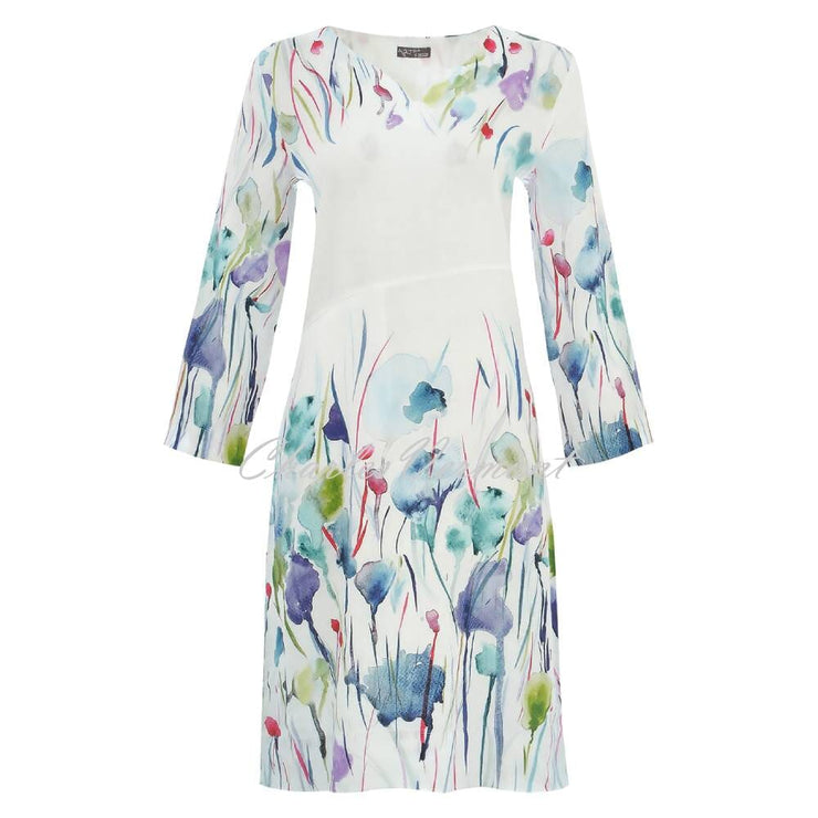 Dolcezza 'Misty Blossom' Linen Dress - Style 25783