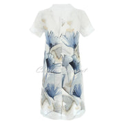 Dolcezza 'Indigo Melody' Linen Dress - Style 25793