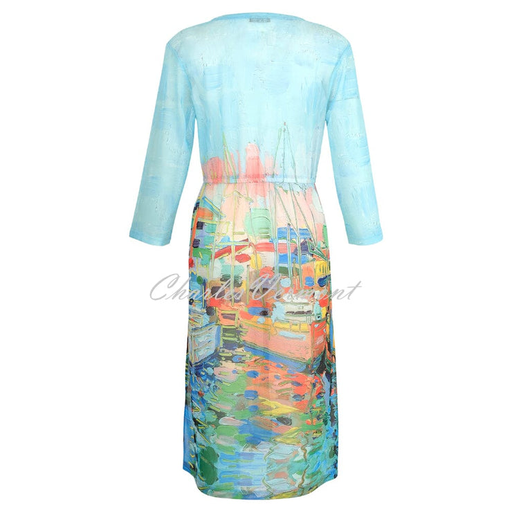Dolcezza 'Kings Pier Marina' Longline Beach Cover Up - Style 25811