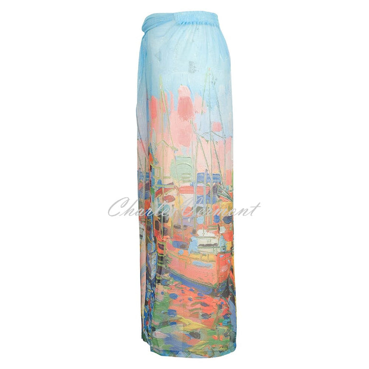 Dolcezza 'Kings Pier Marina' 2-in-1 Beach Cover Up - Style 25817