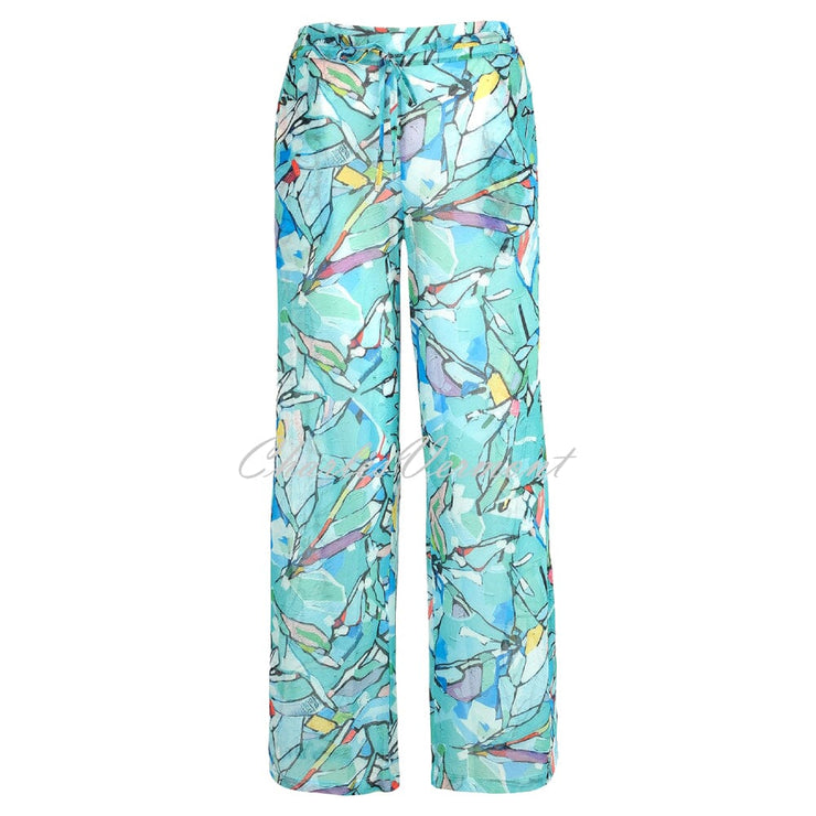 Dolcezza 'Half Moon Morning' Beachwear Wide Leg Trouser - Style 25820