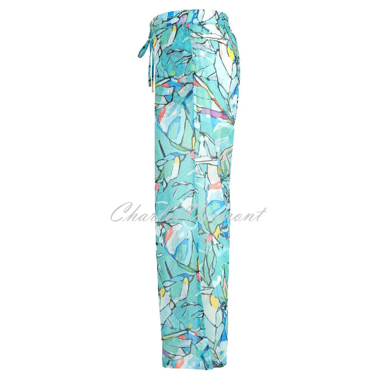 Dolcezza 'Half Moon Morning' Beachwear Wide Leg Trouser - Style 25820