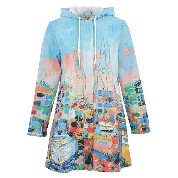 Dolcezza 'Kings Pier Marina' Waterproof Hooded Jacket - Style 25871