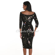 Frank Lyman Patterned Off-The-Shoulder Dress - Style 259164