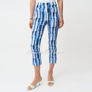 Joseph Ribkoff Abstract Print Cropped Trouser - Style 261223