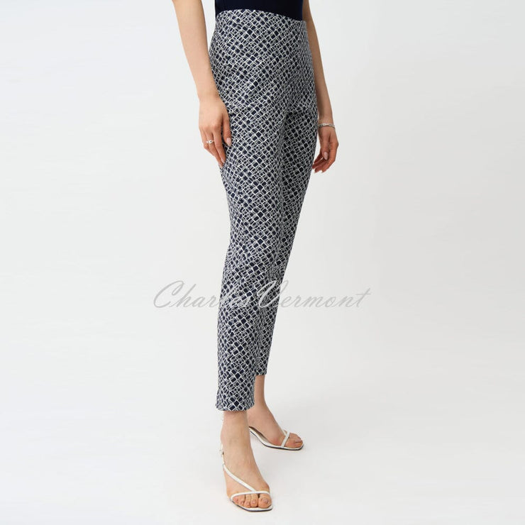 Joseph Ribkoff Geometric Print Trouser - Style 261225