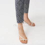 Joseph Ribkoff Geometric Print Trouser - Style 261225