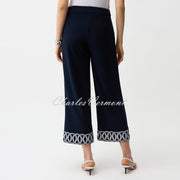 Joseph Ribkoff Culotte Trouser With Embroidered Hem - Style 261246