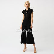 Joseph Ribkoff Culotte Jumpsuit With Zip Neckline - Style 261255