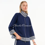 Joseph Ribkoff Striped Zip Jacket - Style 261617