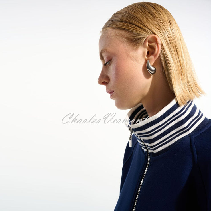 Joseph Ribkoff Striped Zip Jacket - Style 261617