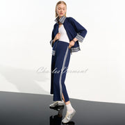 Joseph Ribkoff Striped Culotte Trouser - Style 261618