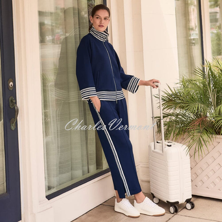 Joseph Ribkoff Striped Zip Jacket - Style 261617