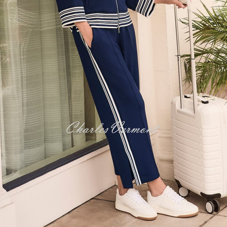 Joseph Ribkoff Striped Culotte Trouser - Style 261618