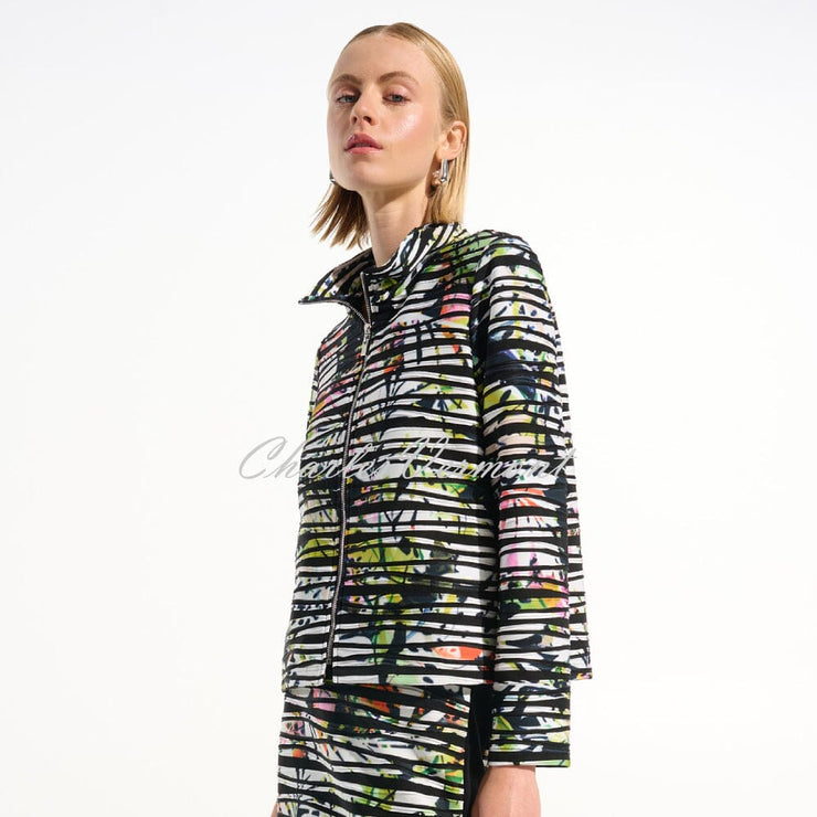 Joseph Ribkoff Tropical Print Jacket - Style 261644