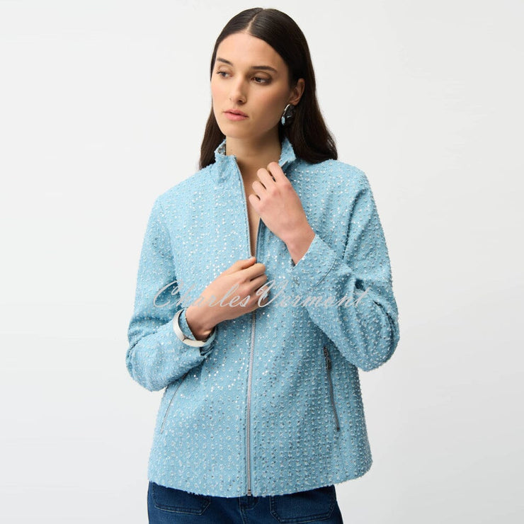 Joseph Ribkoff Sequin Jean Jacket - Style 261951
