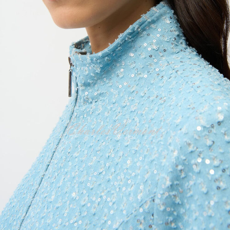 Joseph Ribkoff Sequin Jean Jacket - Style 261951