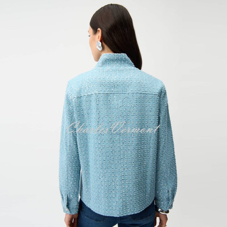 Joseph Ribkoff Sequin Jean Jacket - Style 261951