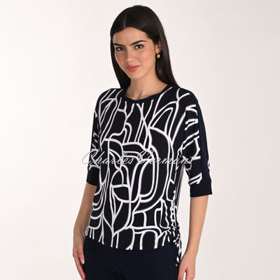 Frank Lyman Top With Drawstring Hem - Style 266114