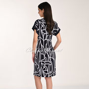 Frank Lyman Dress With Diamanté Zip Neckline - Style 266116