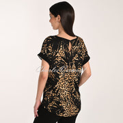 Frank Lyman Animal Palm Print Print Top - Style 266150
