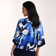 Frank Lyman Abstract Floral Print Top - Style 266348