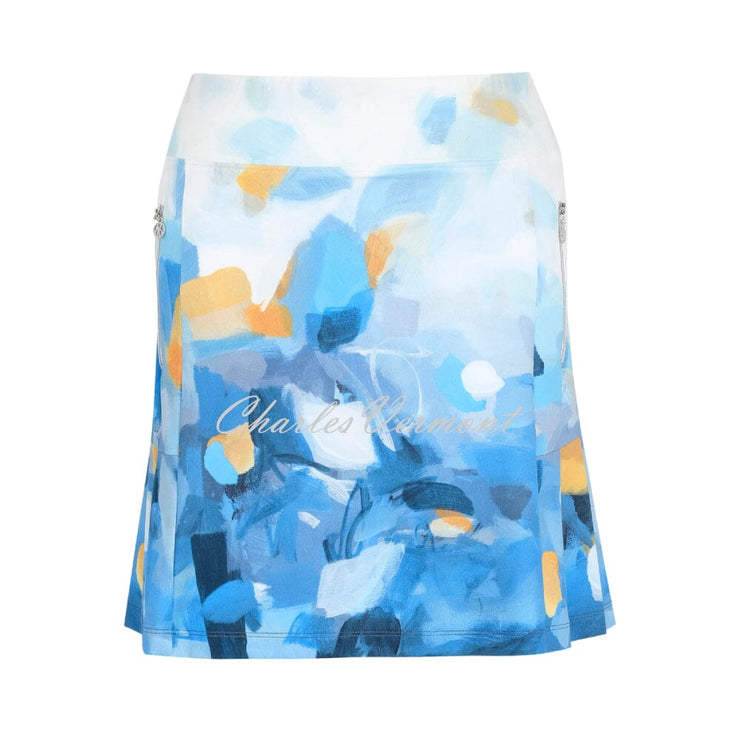 Dolcezza 'Blue Dreams' 'Golf' Pleated Skort - 34485