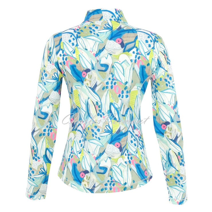 Dolcezza 'Hint of Spring' Zip Pullover - Style 35304