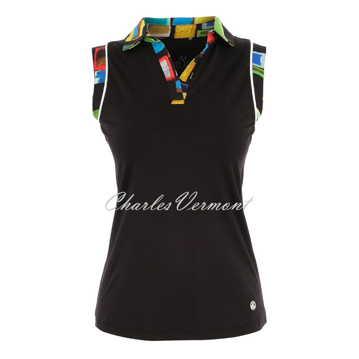 Dolcezza 'Colourful Windows' 'Golf' Sleeveless Top - Style 35310