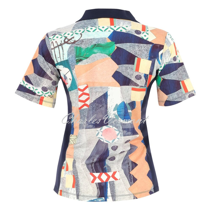 Dolcezza 'Blue Road' 'Golf' Top - Style 35321