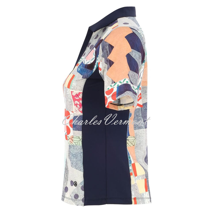 Dolcezza 'Blue Road' 'Golf' Top - Style 35321