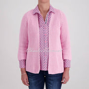 Just White Cardigan - Style J3747 (Rose)