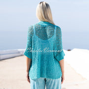 Marble Cardigan – Style 5185-151 (Aqua)