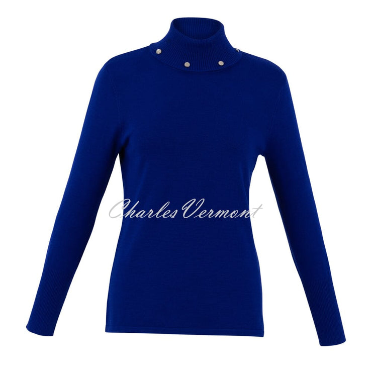 Marble Sweater - Style 6316-210 (Royal Blue)