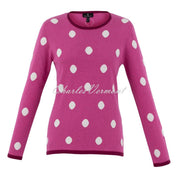 Marble Spot Sweater - Style 6385-205 (Berry)