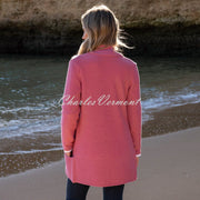 Marble Longline Cardigan - Style 6391-230 (Rose)