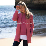 Marble Longline Cardigan - Style 6391-230 (Rose)