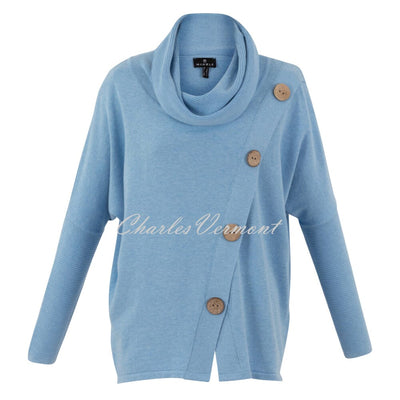 Marble Sweater - Style 6727-213 (Powder Blue)