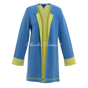 Marble Cardigan - Style 7026-213 (Powder Blue)