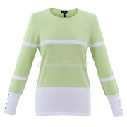 Marble Sweater - Style 7304-216 (Light Apple / White)