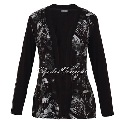 Dolcezza Brush Stroke Print Cardigan - Style 73143