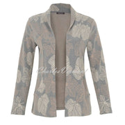 Dolcezza Leaf Print Cardigan - Style 73172