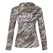 Dolcezza Cowl Neck Top - Style 73182 (Khaki)