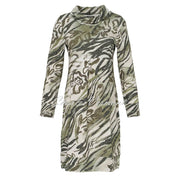 Dolcezza Cowl Neck Dress - Style 73184 (Khaki)